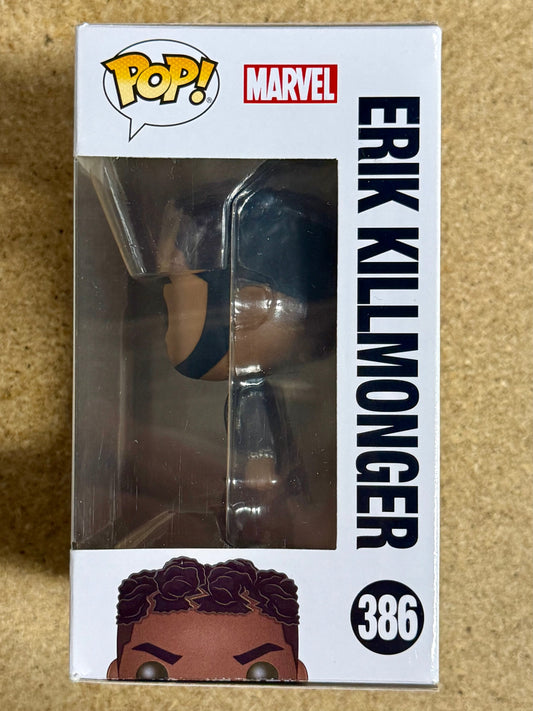 Funko Pop! Marvel Erik Killmonger #386 Black Panther 2018 Vaulted