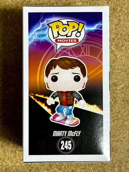 Funko Pop! Movies Marty McFly On Hoverboard #245 Back to the Future 2015 Vaulted Exclusive