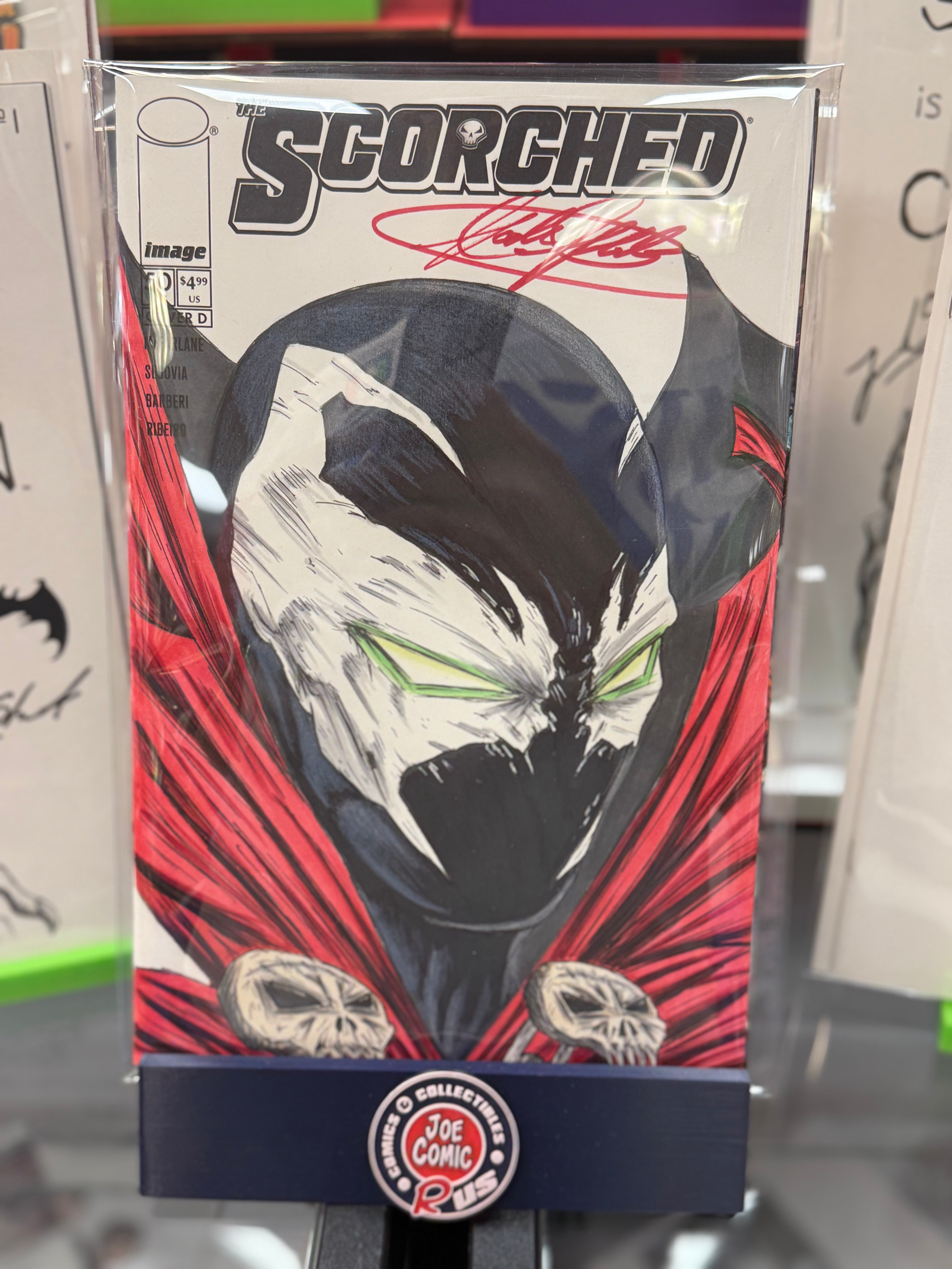 SPAWN FULL COLOR SKETCH BY SCOTT STRAKA