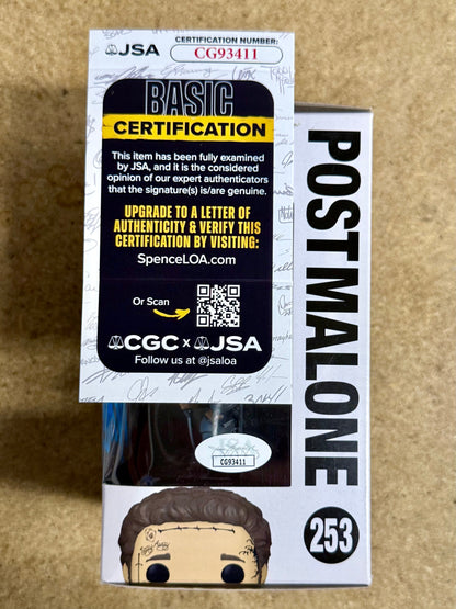 Post Malone Signed Vaulted Knight Armor (Circles Music Video) Funko Pop! #253 With JSA COA