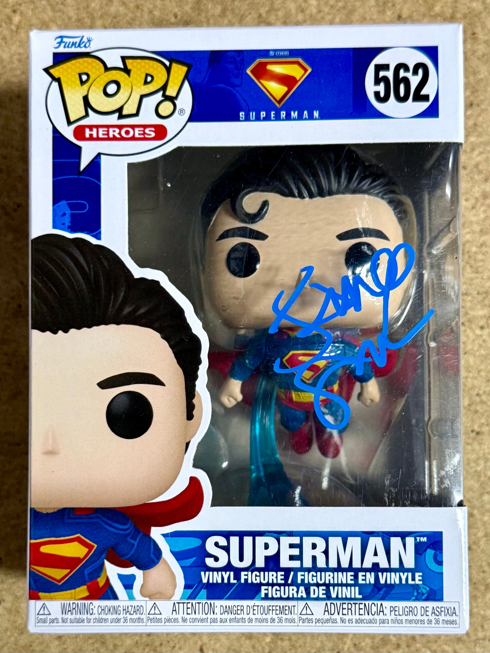 Director James Gunn Signed Funko Pop! DC Heroes Superman #562 2025 With JSA COA