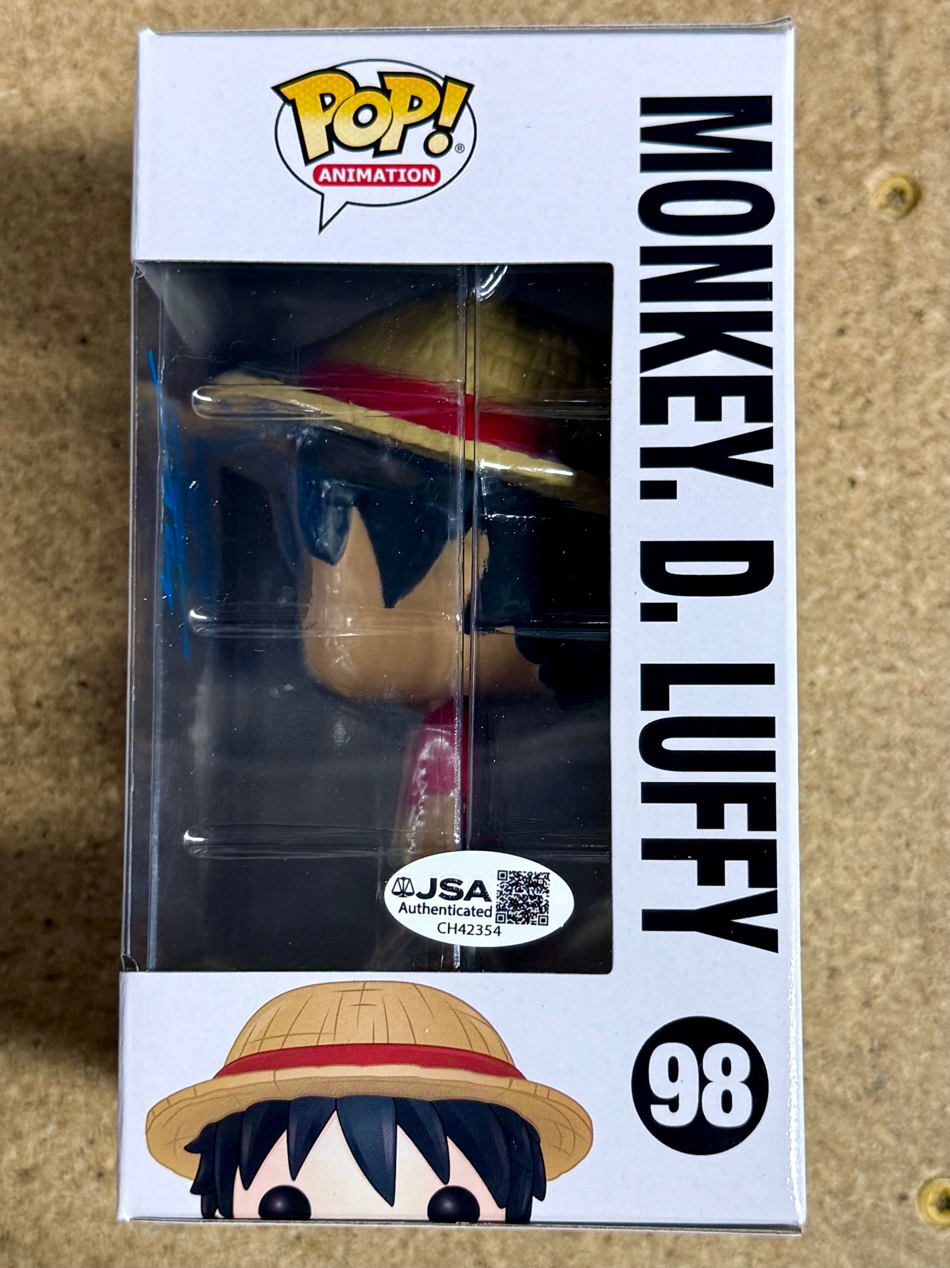 Reese Alexiades (Savannah Bananas) Signed Monkey D. Luffy Funko Pop! #98 JSA COA