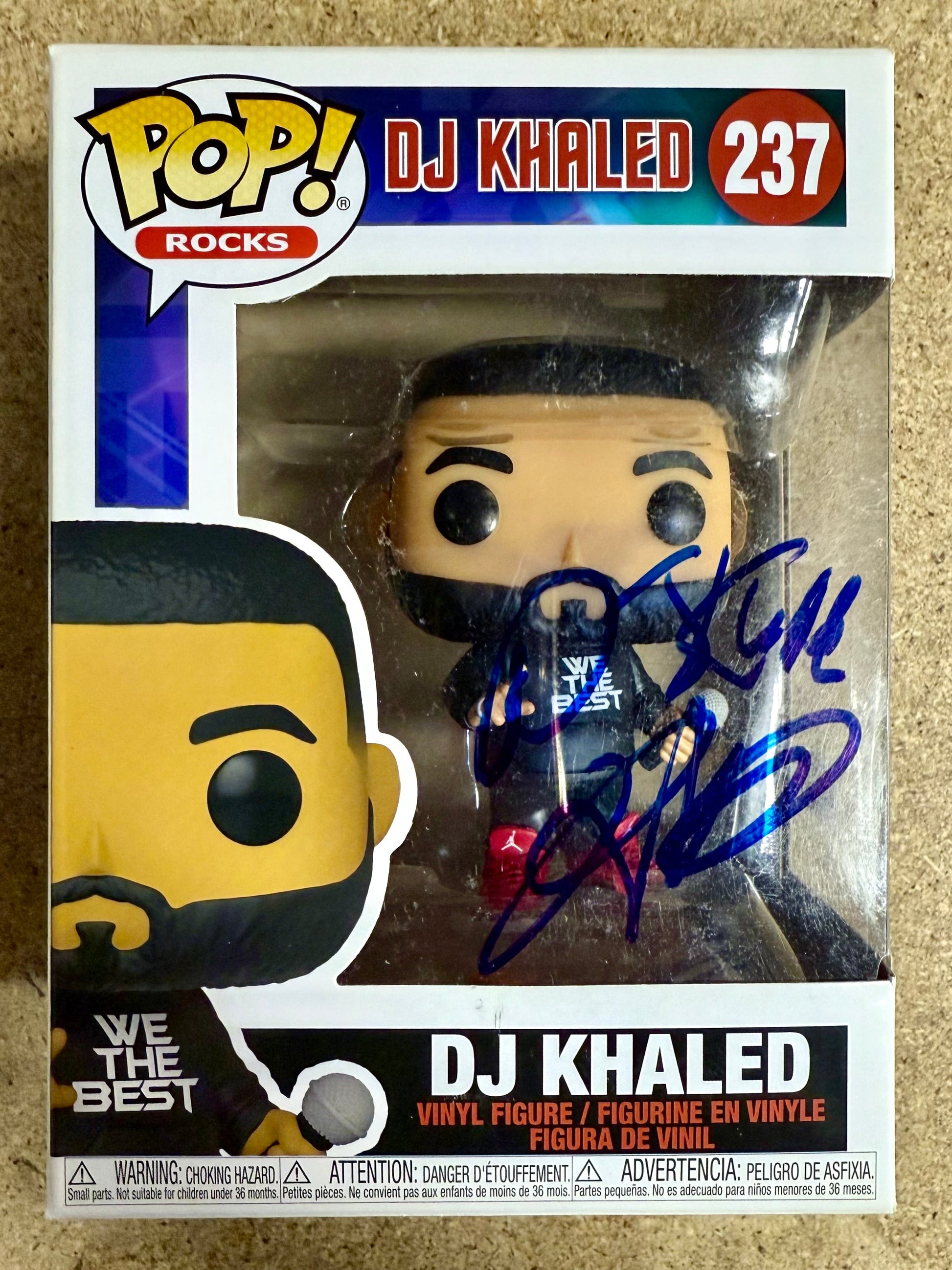 DJ Khaled Signed We The Best Funko Pop #237 With JSA COA Blessed 2021
