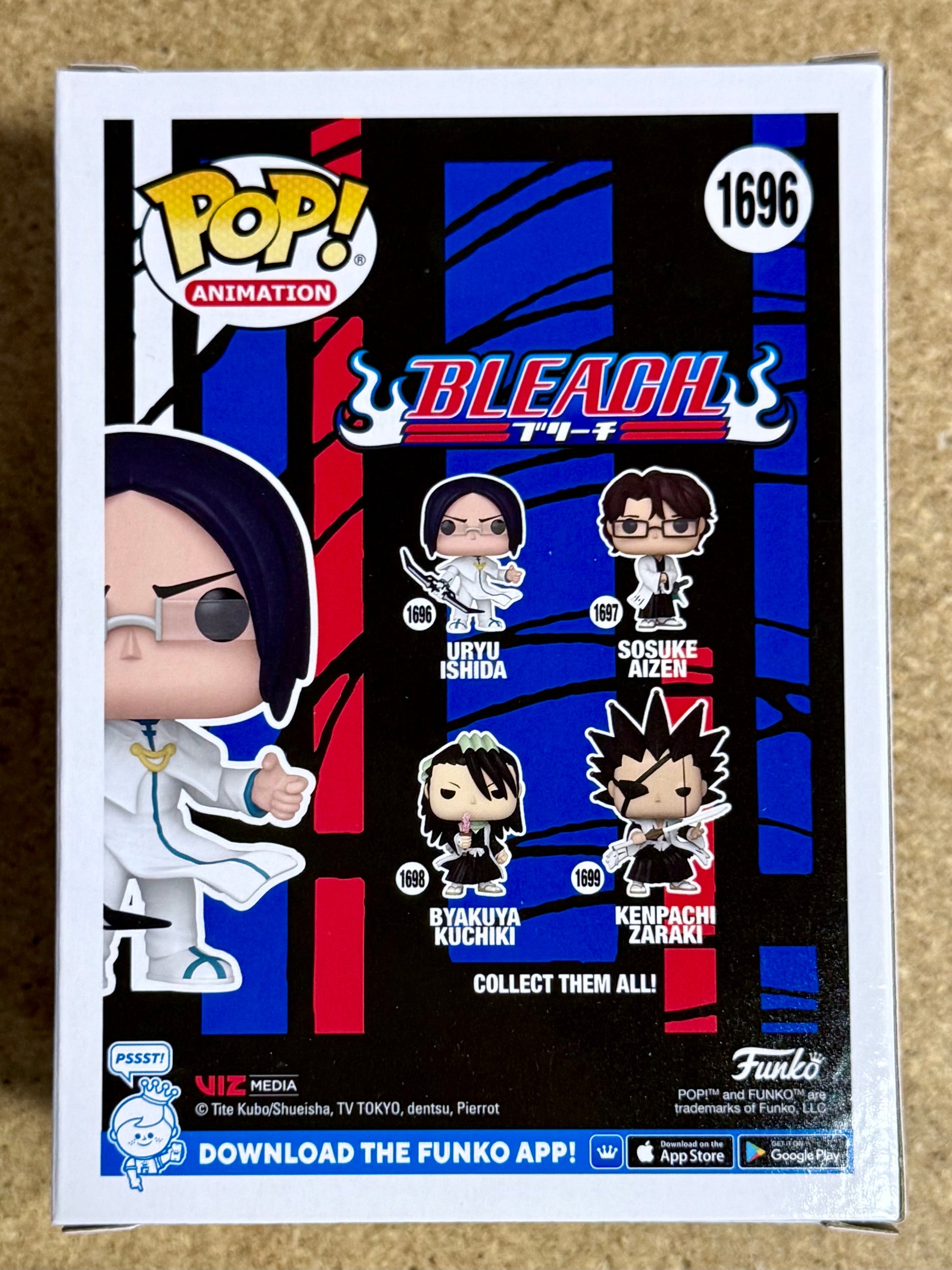 Funko Pop! Animation Uryu Ishida #1696 (Glow In The Dark) Chase Bleach 2024