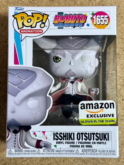 Funko Pop! Animation Isshiki Otsutsuki #1655 Boruto Naruto Glow 2024 Exclusive