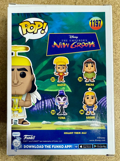 Patrick Warburton Signed Disney Kronk as Angel From The Emperors New Groove Vaulted Funko Pop! #1197 WonderCon 2022 Exclusive With JSA COA