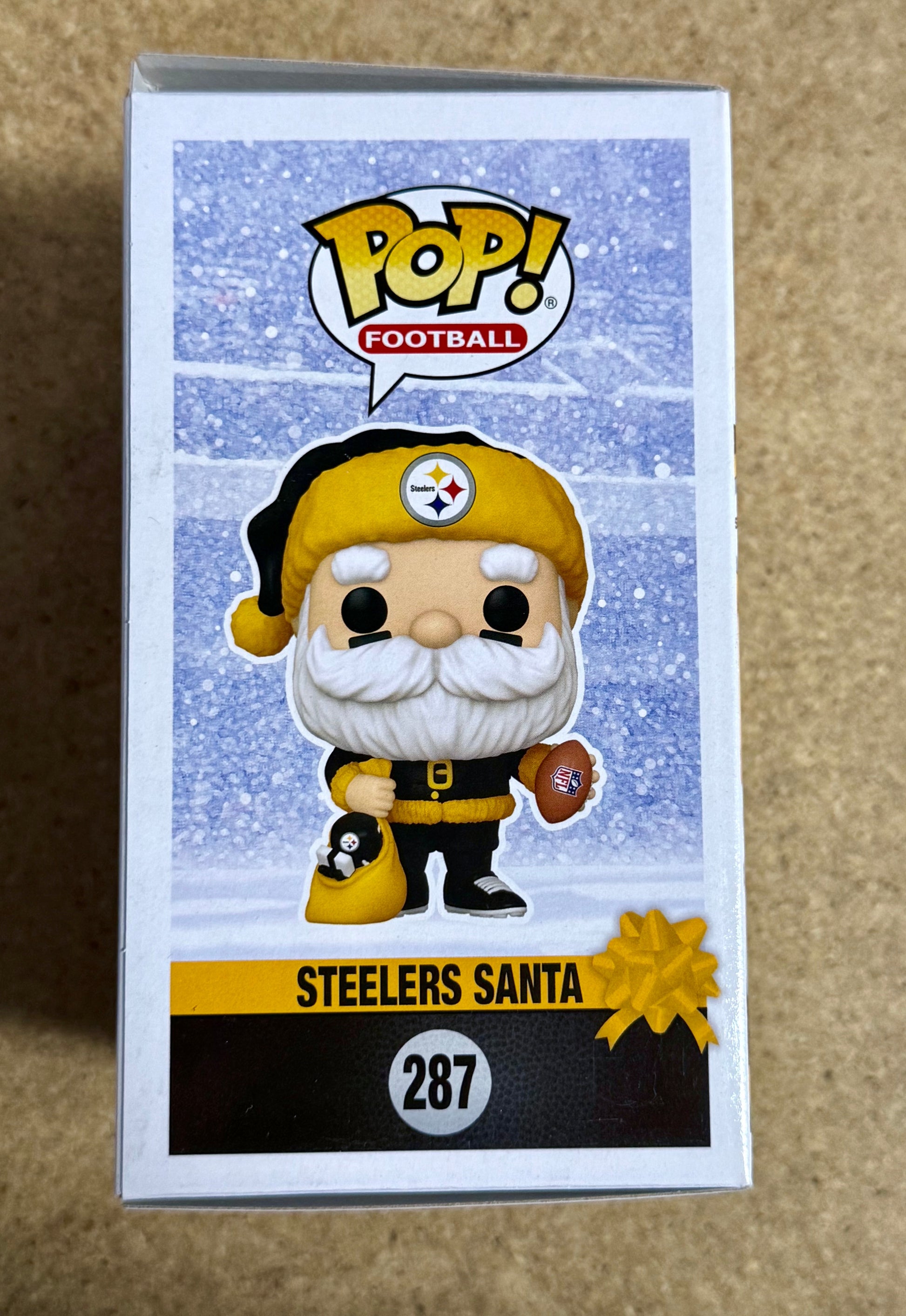 Mason Rudolph Signed NFL Pittsburgh Steelers Santa Funko Pop! #287 With JSA COA