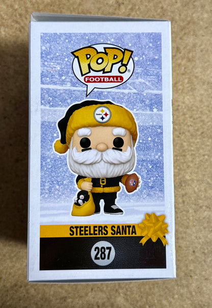 Mason Rudolph Signed NFL Pittsburgh Steelers Santa Funko Pop! #287 With JSA COA