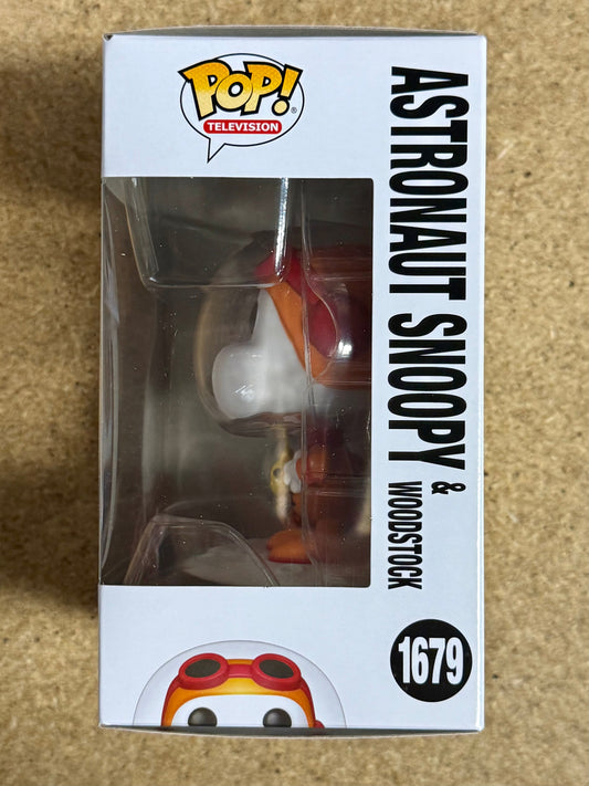 Funko Pop! Television Astronaut Snoopy With Woodstock #1679 Peanuts 2024
