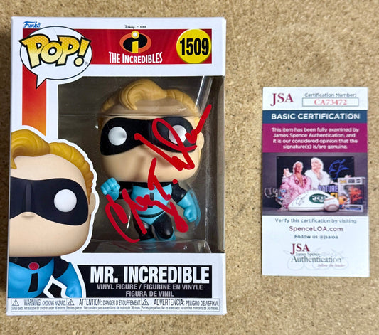 Craig T. Nelson Signed Disney Mr. Incredible Funko Pop! #1509 With JSA COA