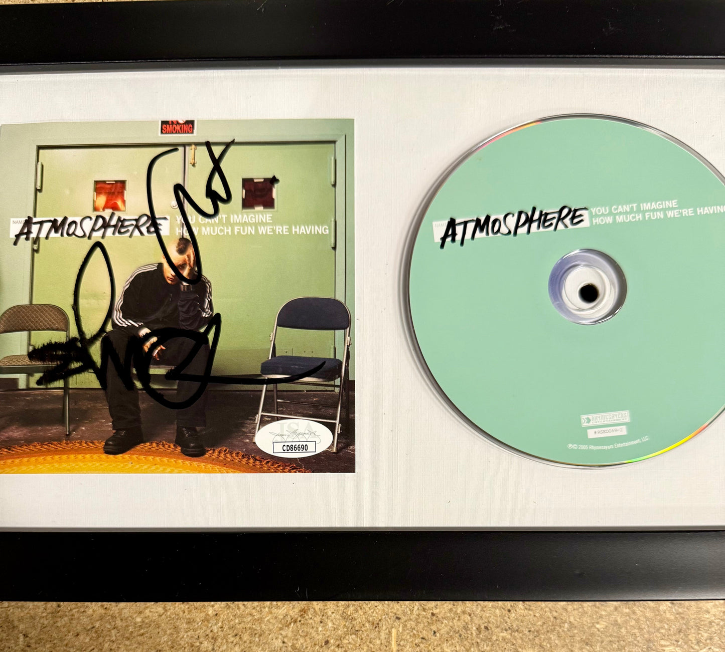 Framed & Signed Slug & Ant Of Atmosphere: Imagine How Much Fun We’re Having CD With JSA COA