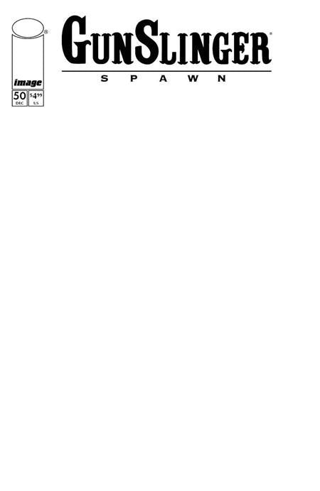 GUNSLINGER SPAWN #50 CVR D BLANK SKETCH VAR