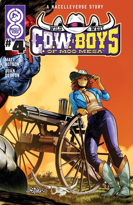 WILD WEST COW-BOYS OF MOO MESA #4 (OF 4) CVR A JUAN GEDEON