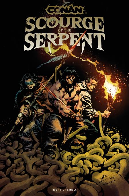 CONAN THE BARBARIAN SCOURGE OF THE SERPENT #4 (OF 4) CVR A ROBERTO DE LA TORRE (MR)