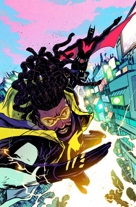 BATMAN STATIC BEYOND #3 (OF 6) CVR C SANFORD GREENE CARD STOCK VAR