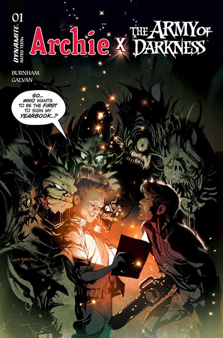 ARCHIE X ARMY OF DARKNESS #1 CVR E STUART SAYGER VAR