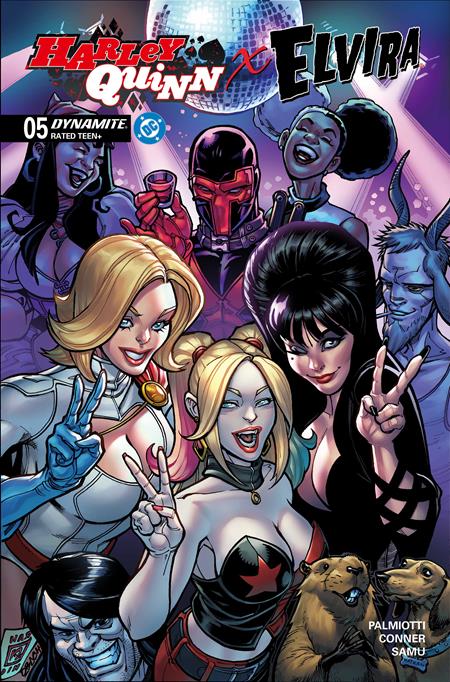 HARLEY QUINN X ELVIRA #5 CVR B CHAD HARDIN VAR