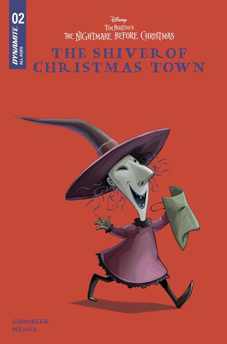 TIM BURTONS THE NIGHTMARE BEFORE CHRISTMAS THE SHIVER OF CHRISTMAS TOWN #2 CVR D DISNEY LIBRARY VAR