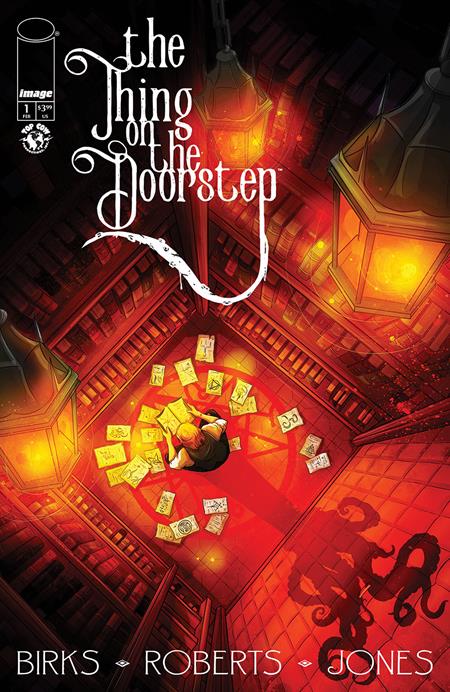 THE THING ON THE DOORSTEP #1 (OF 5) CVR B LYNDON WHITE VAR