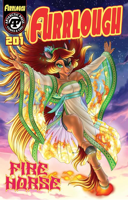 FURRLOUGH #201 CVR B HOLLY DAUGHTREY FIRE HORSE VAR