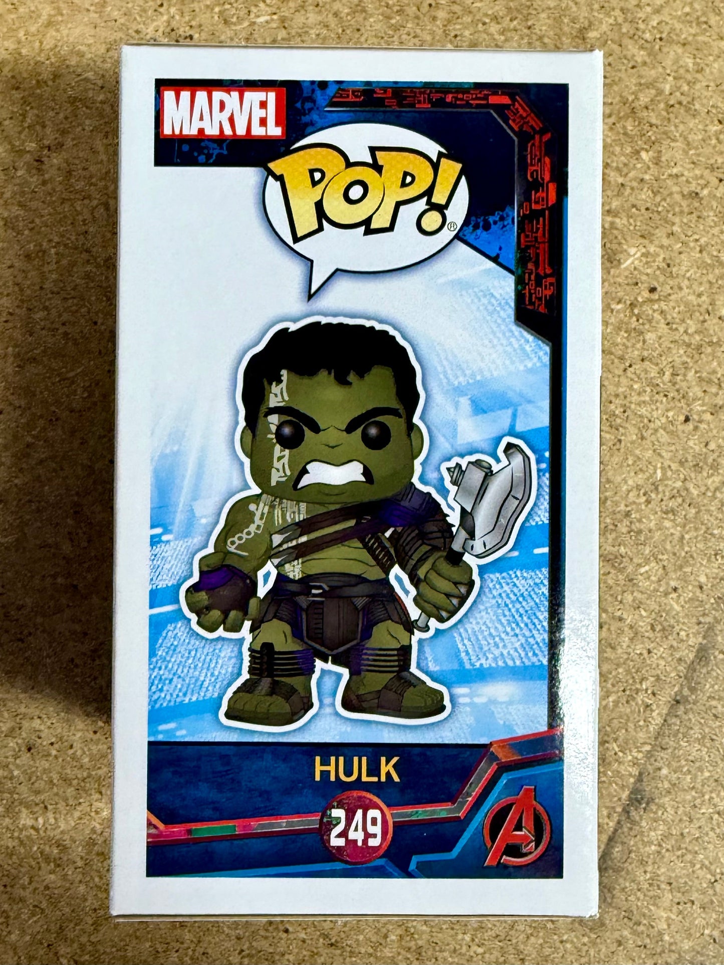Funko Pop! Marvel Hulk (Gladiator) #249 Thor Ragnarok 2017 Vaulted Exclusive