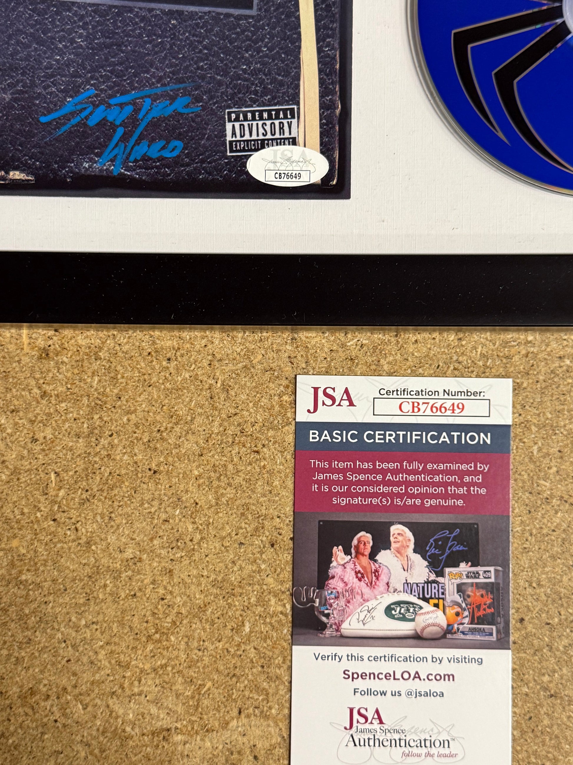 Scooter Ward Of Band Cold Signed “13 Ways To Bleed On Stage” (2000) CD Booklet JSA COA