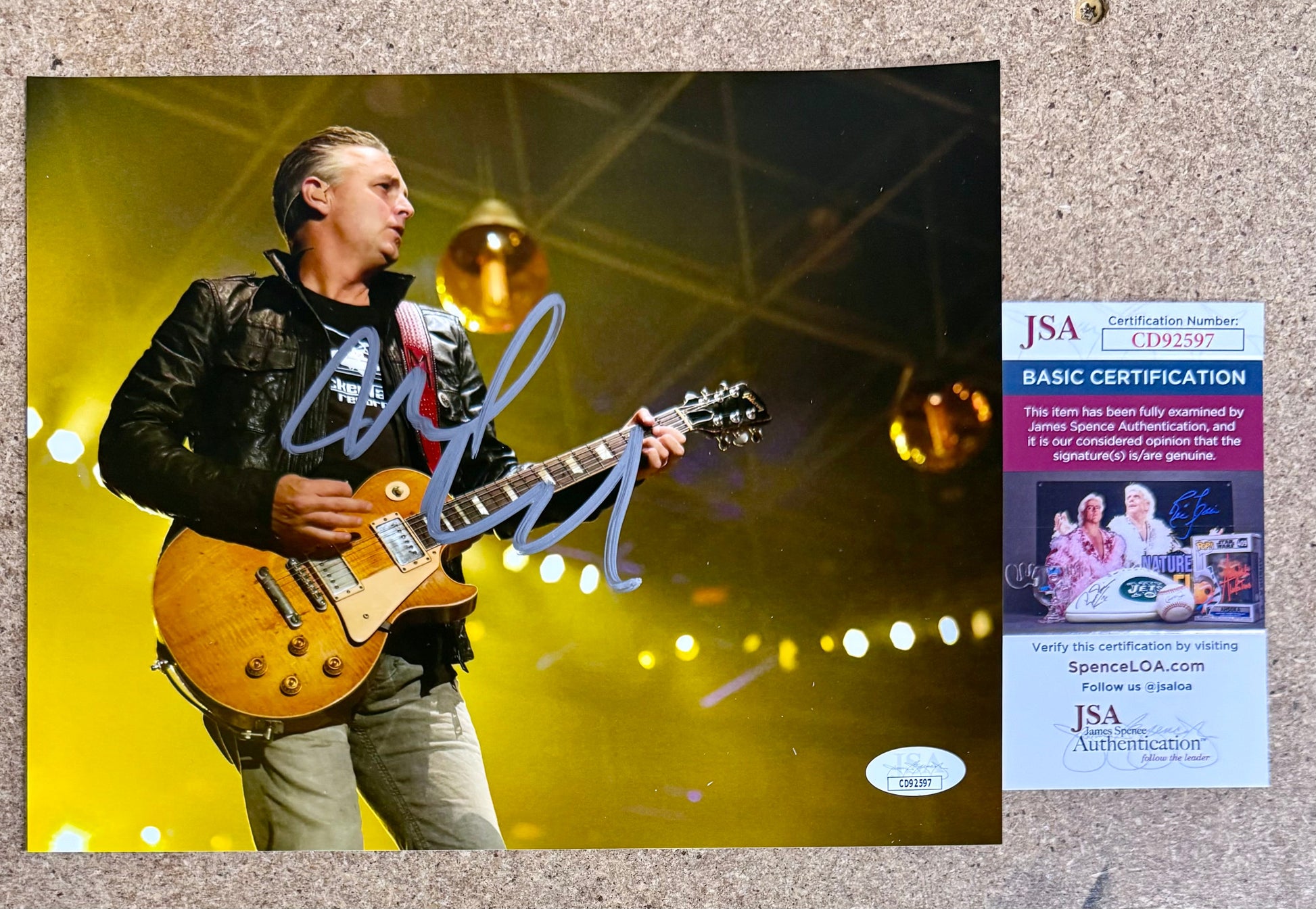 Mike McCready Signed Autographed Pearl Jam Lead Guitarist Photo With JSA COA