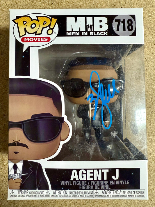Will Smith Signed Agent J Men In Black Funko Pop! Exclusive #718 With JSA COA