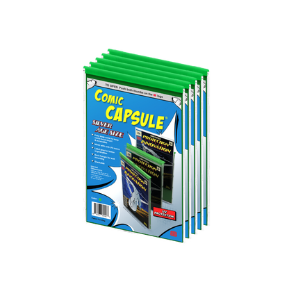 Green SILVER Age Size ComicCapsule