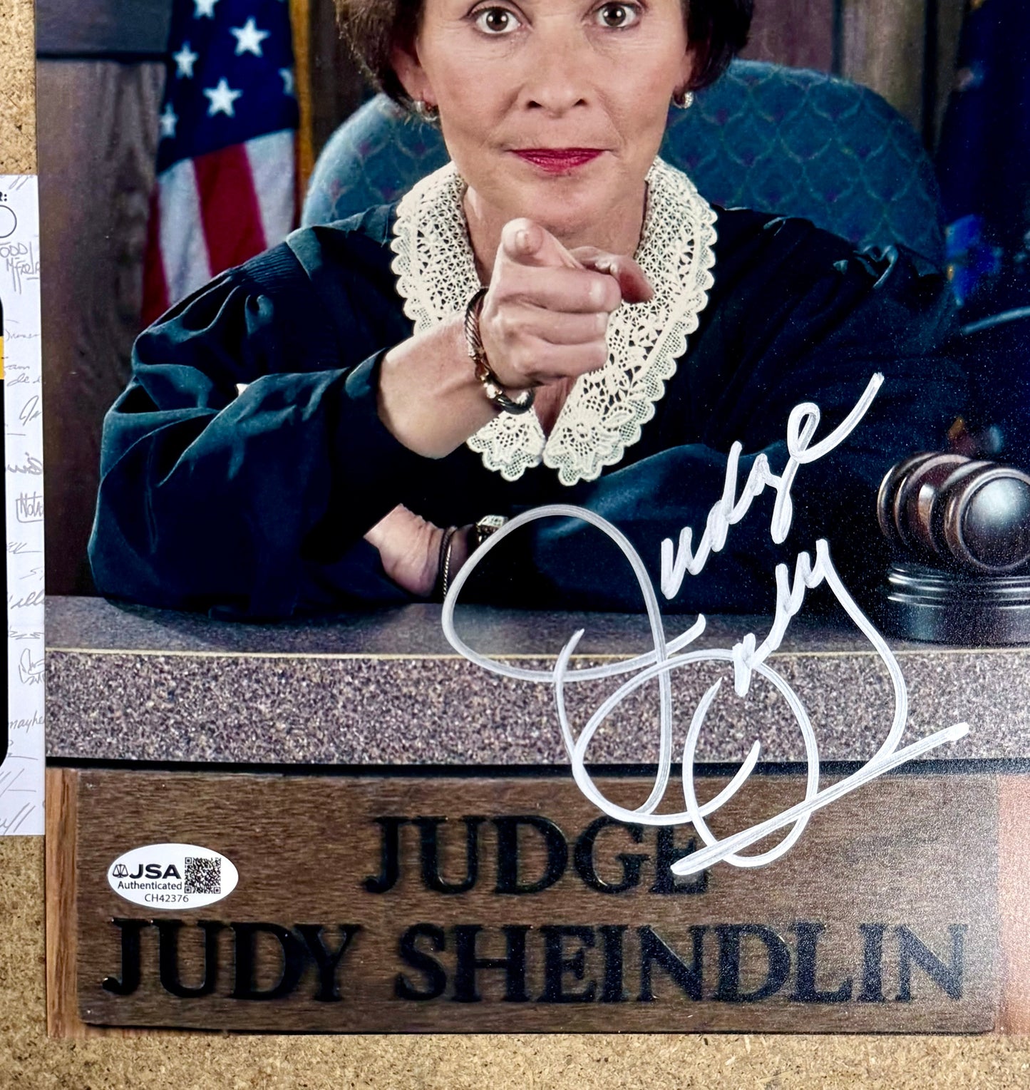 Judge Judy Signed Television Judith Sheindlin 8x10 Photo With JSA COA