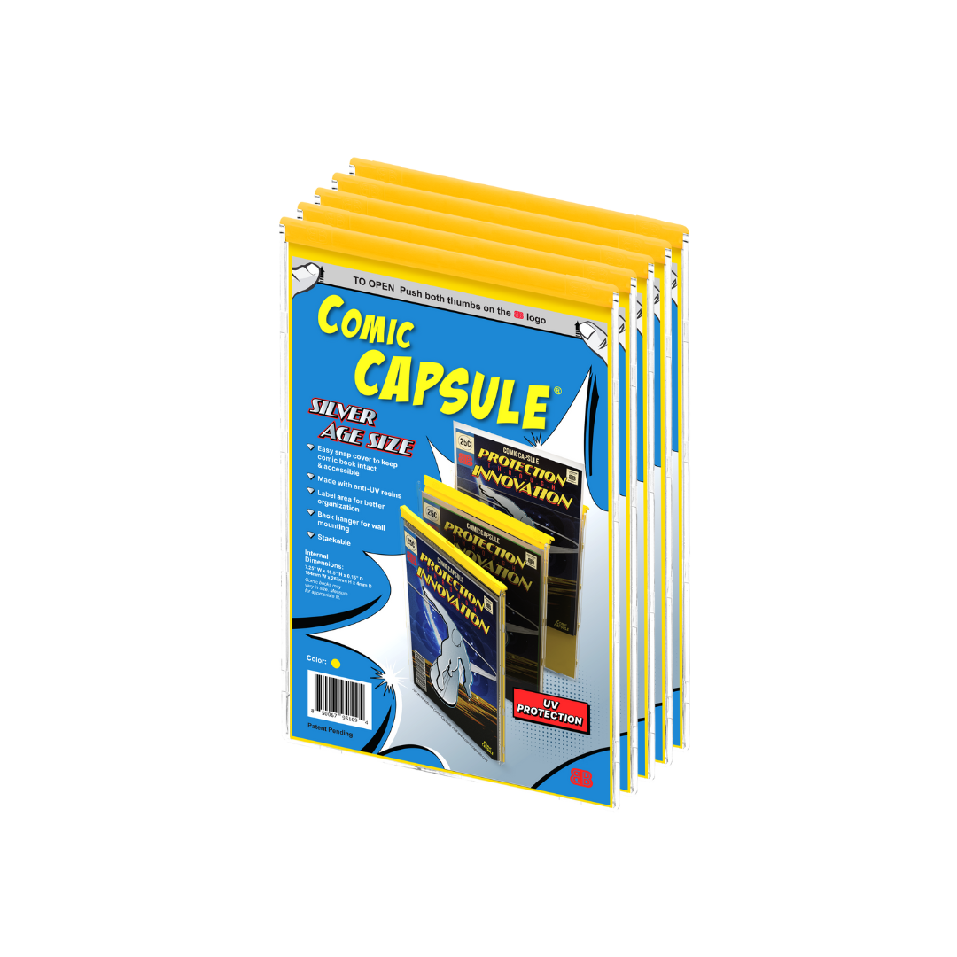 Yellow SILVER Age Size ComicCapsule