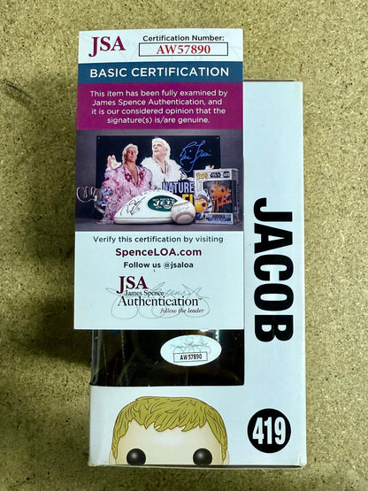 Mark Pellegrino Signed LOST Jacob Vaulted Funko Pop! #419 With JSA COA