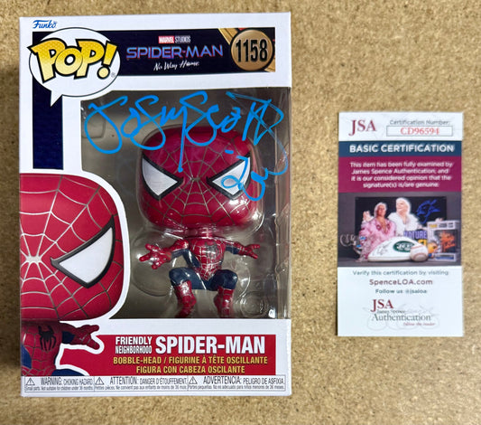 Josey Scott Of Saliva “Hero” Signed Spider-Man Funko Pop #1158 With JSA COA