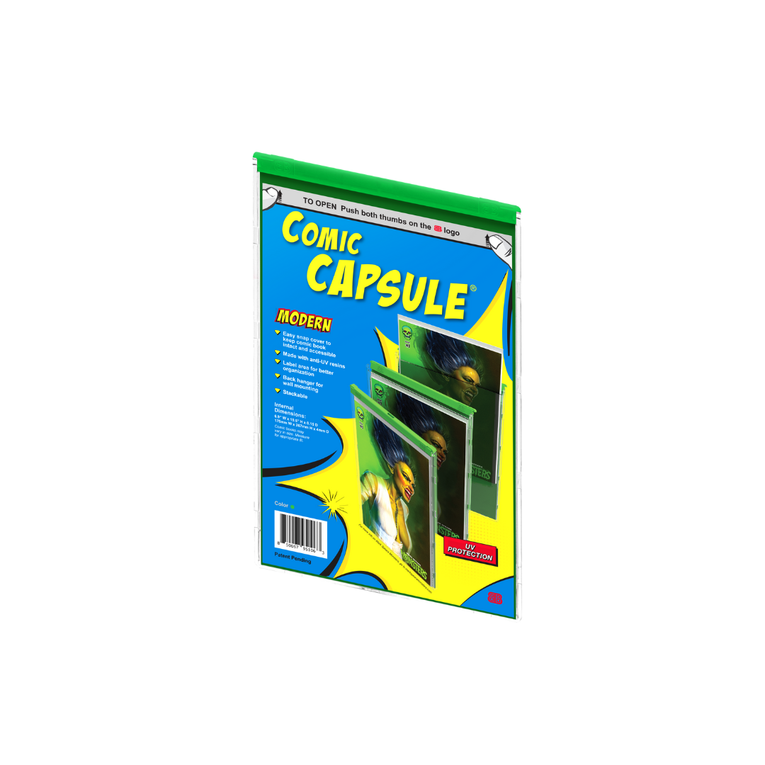 Green Modern Size ComicCapsule