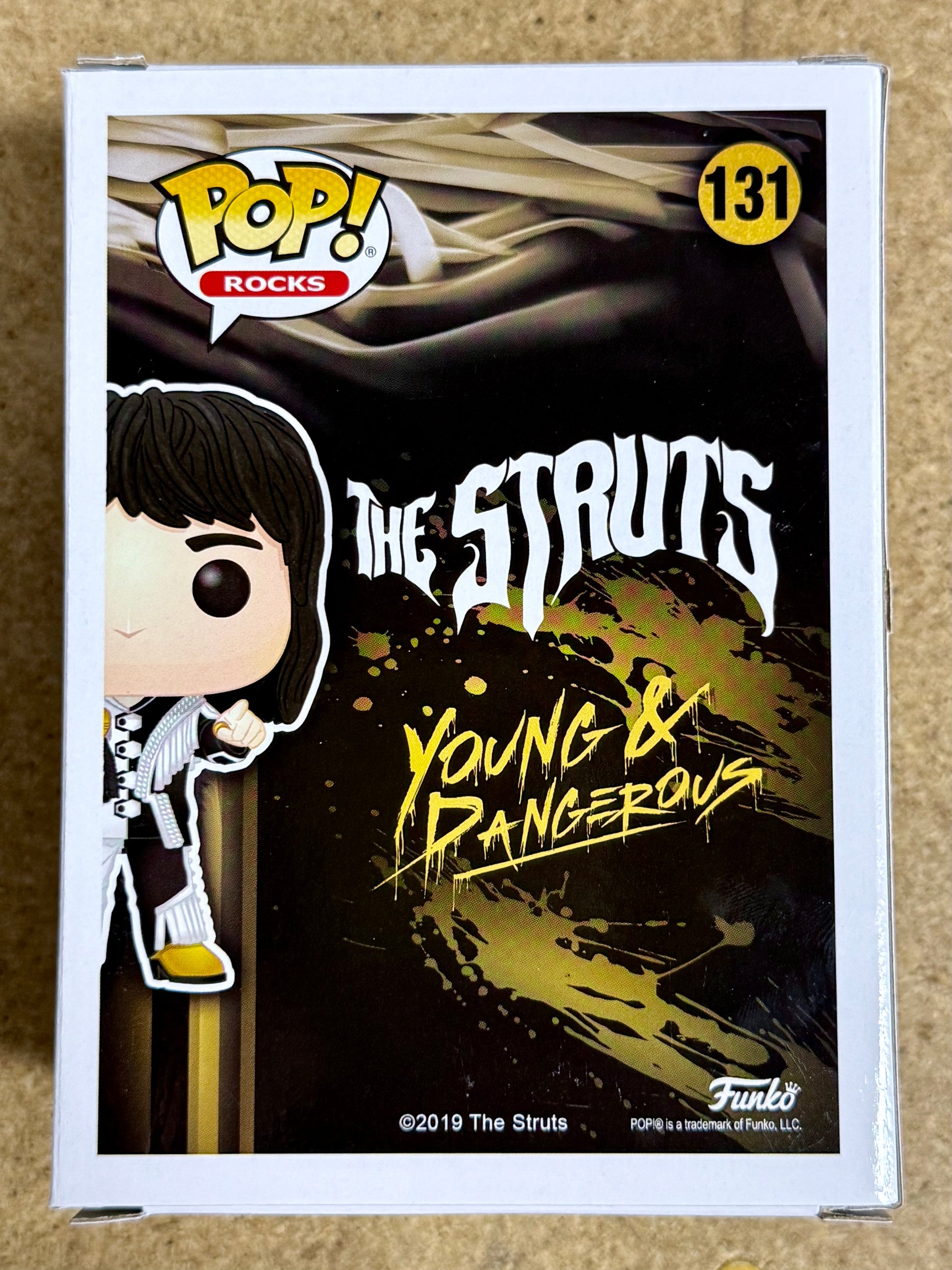 Complete Band Signed The Struts #131 Luke Spiller Funko Pop! With JSA COA