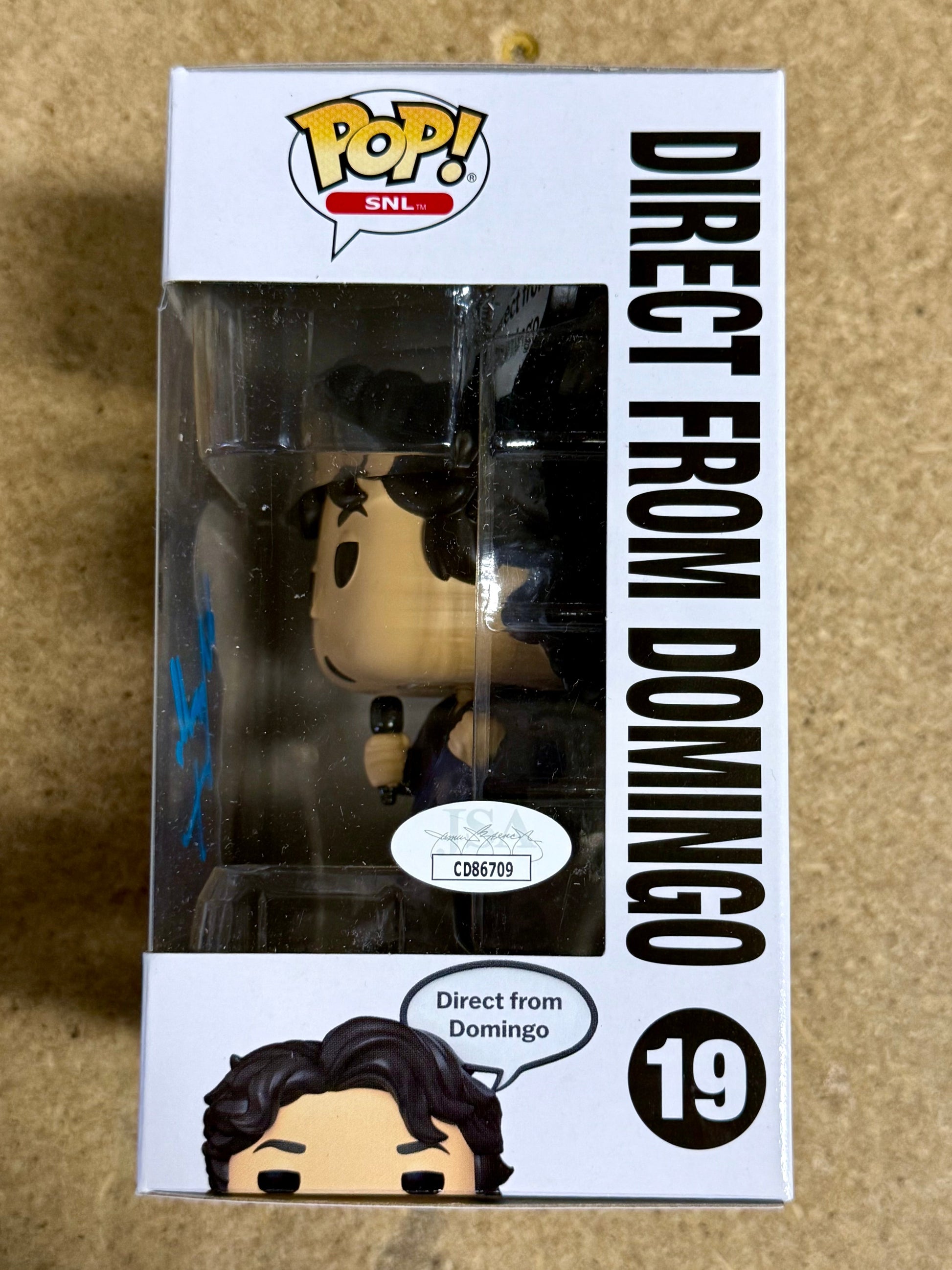 Marcello Hernandez Signed SNL 50 Saturday Night Live Direct From Domingo Funko Pop! #19 With JSA COA