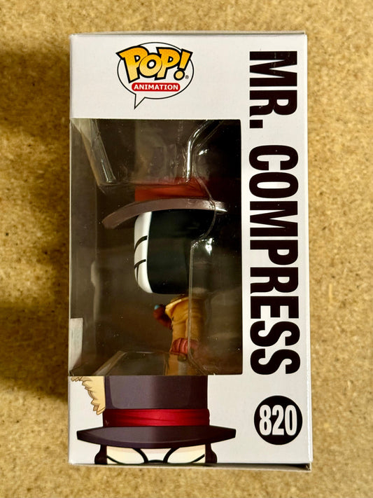 Funko Pop! Animation Mr. Compress #820 My Hero Academia NYCC 2020 Fall Con Vaulted Exclusive