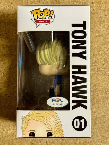 Tony Hawk Professional Skateboarder Signed Birdhouse Funko Pop! #01 With PSA COA