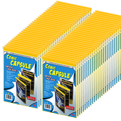 Yellow SILVER Age Size ComicCapsule