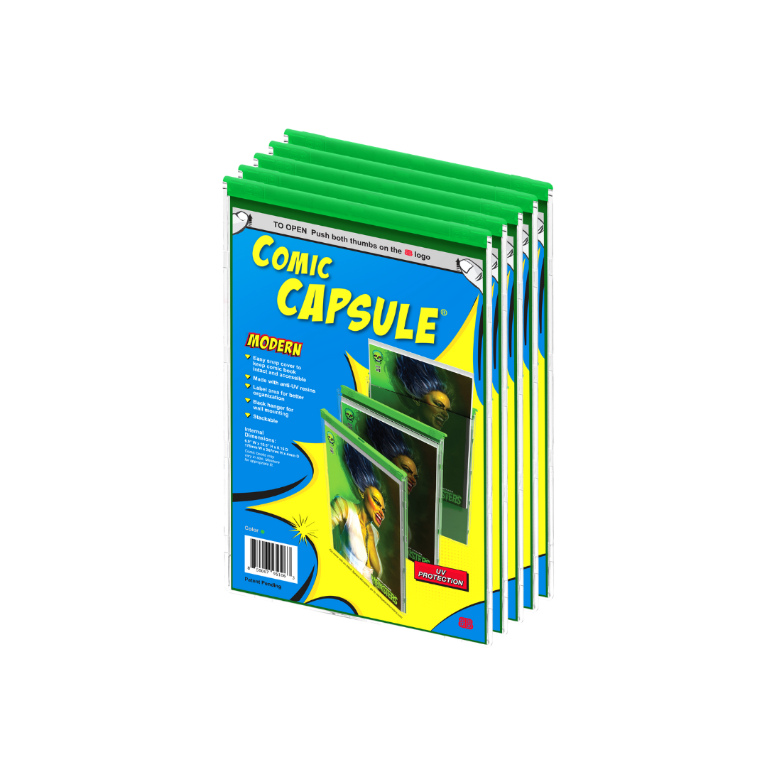 Green Modern Size ComicCapsule