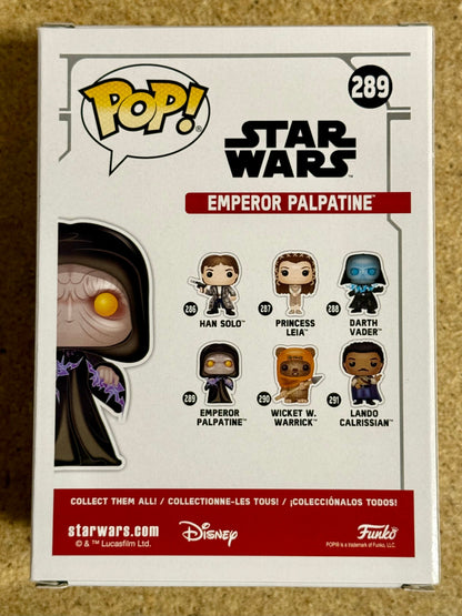 Funko Pop! Star Wars Emperor Palpatine #289 Episode VI Return Of The Jedi 2021