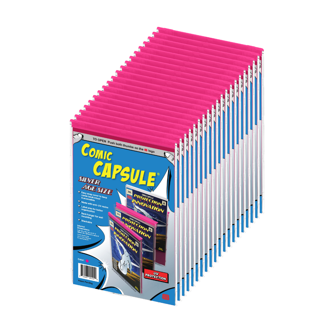 Pink SILVER Age Size ComicCapsule