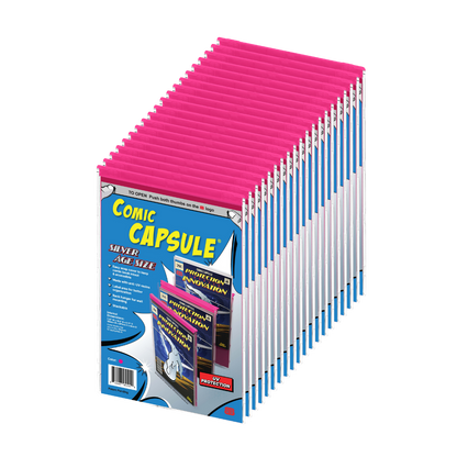 Pink SILVER Age Size ComicCapsule