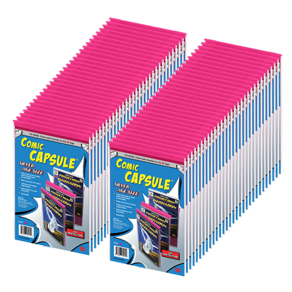 Pink SILVER Age Size ComicCapsule