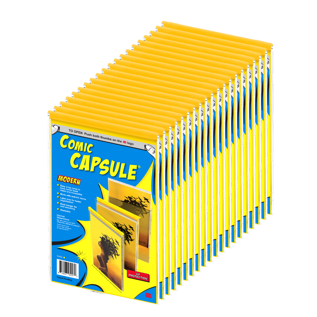 Yellow Modern Size ComicCapsule