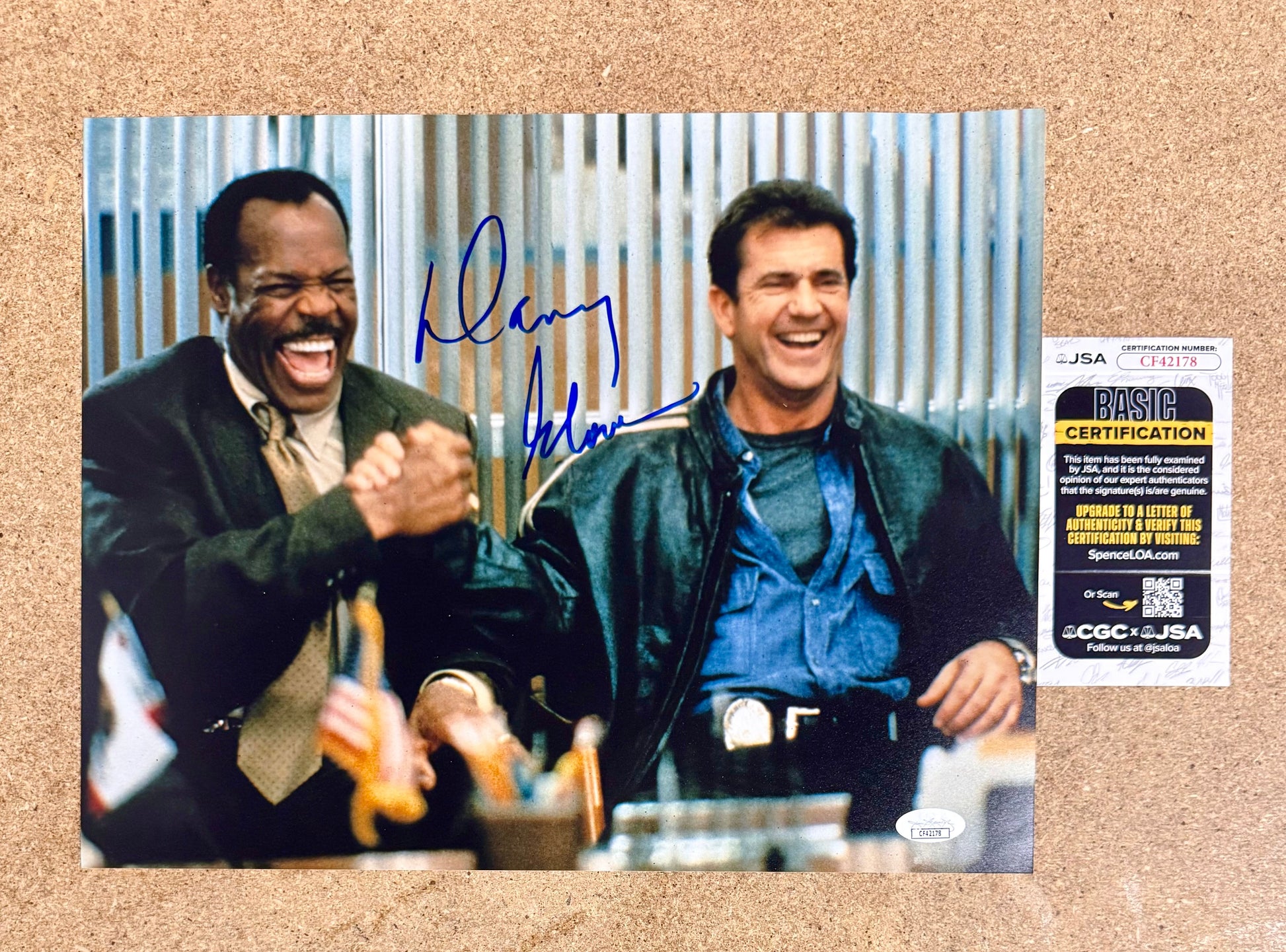 Danny Glover Signed Autographed Lethal Weapon 11X14 Photo With JSA COA