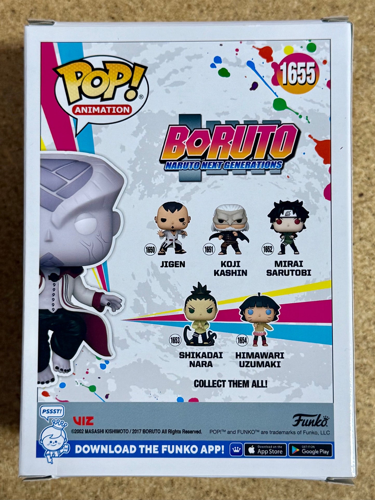 Funko Pop! Animation Isshiki Otsutsuki #1655 Boruto Naruto Glow 2024 Exclusive