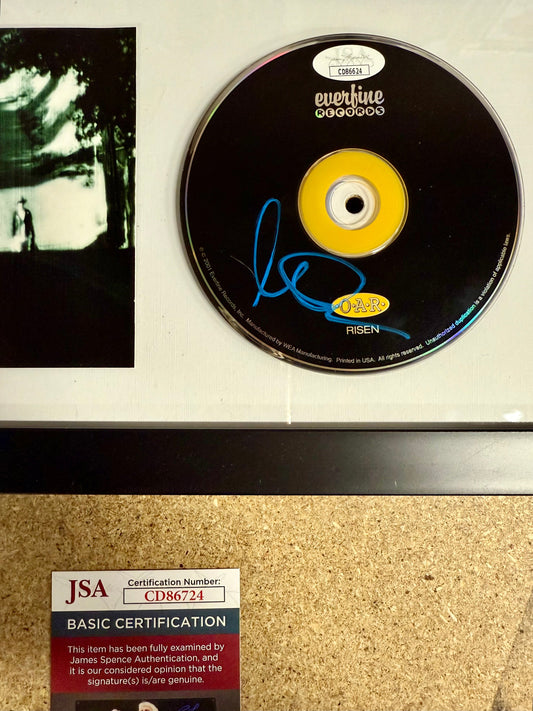 Lead Singer Marc Roberge Signed O.A.R. “Risen” (2001) Framed CD With JSA COA