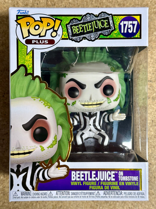 Funko Pop! Plus Movies Beetlejuice On Tombstone #1757 Beetlejuice 2024