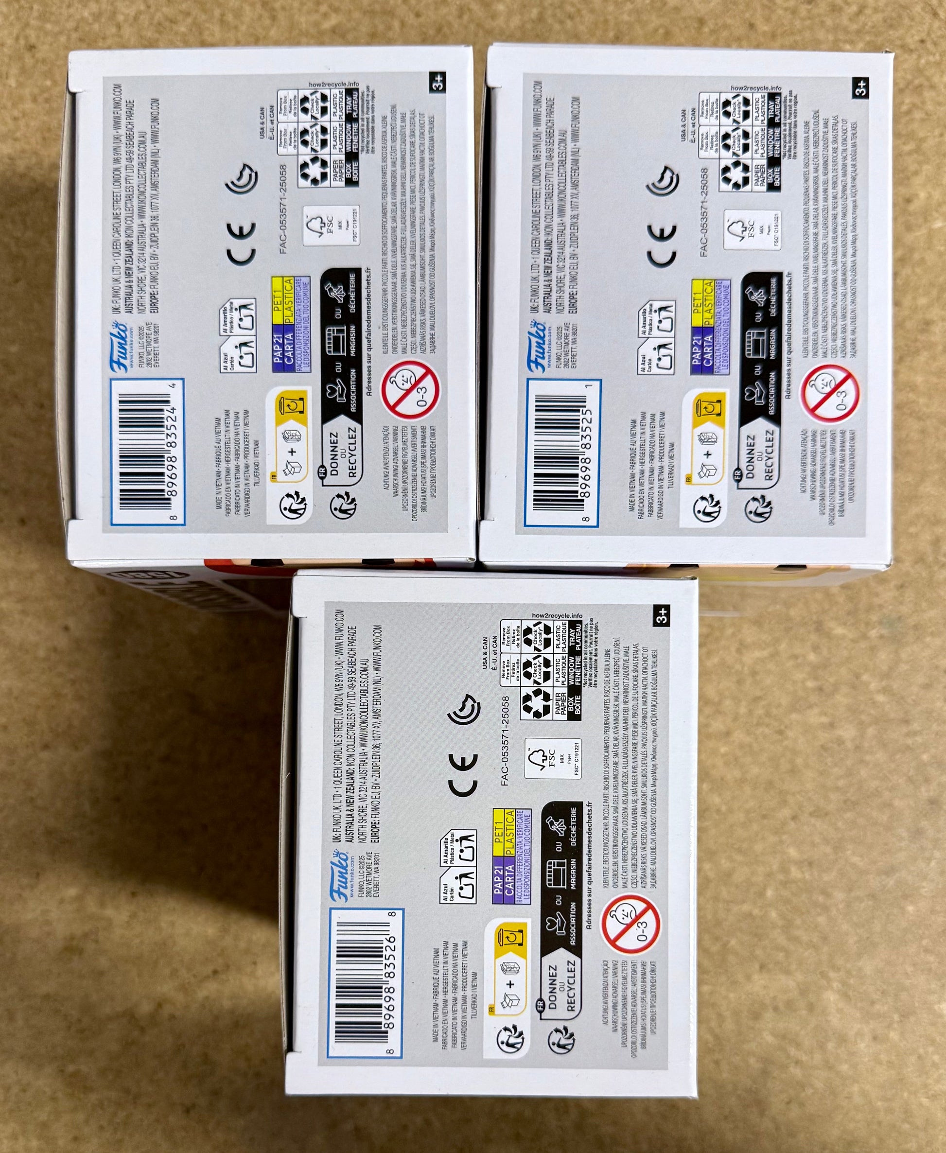 Funko Pop! Disney Kim Possible, Ron Stoppable & Shego Kim Possible 2025 Set Of 3